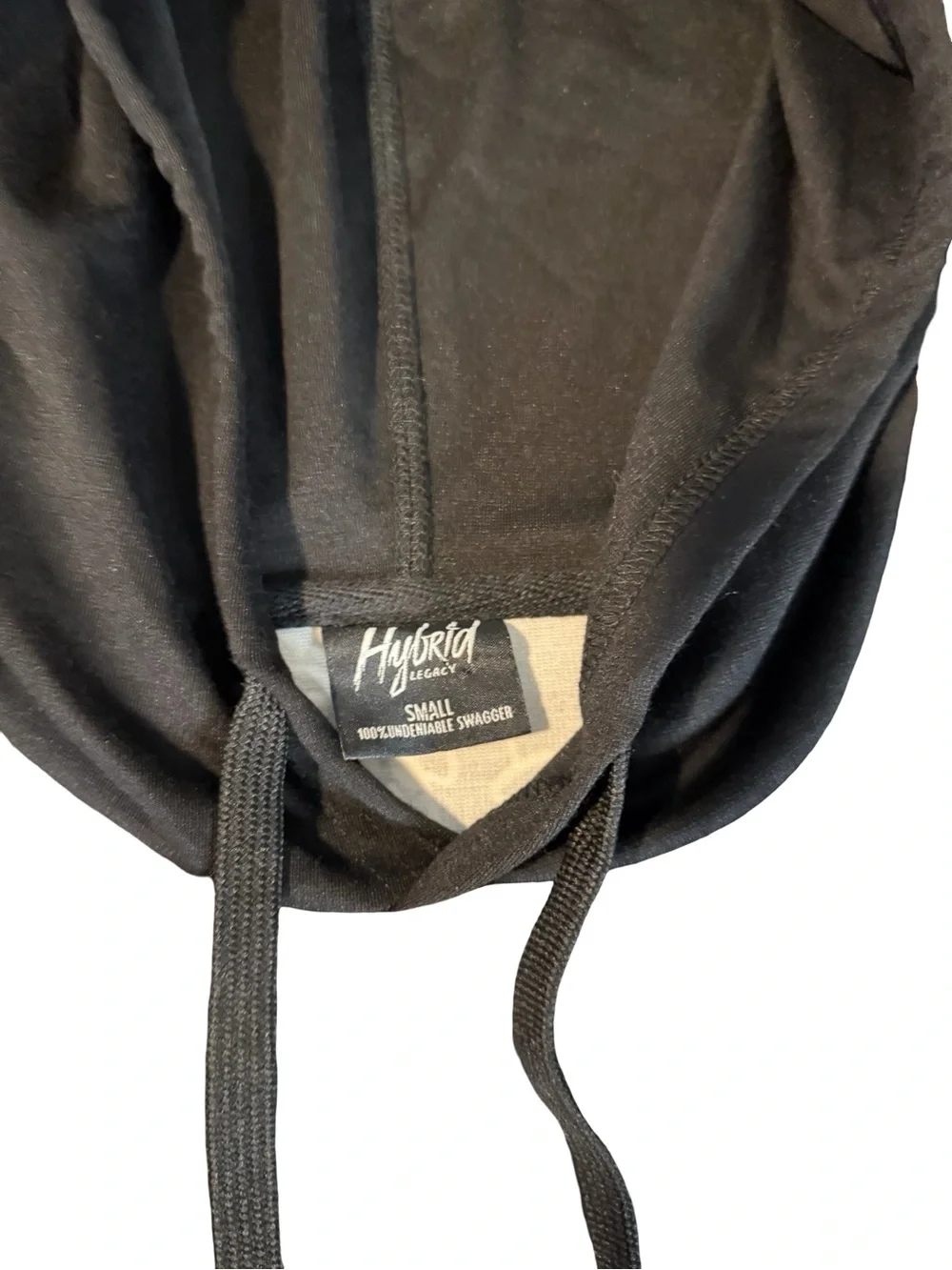 Hybrid Legacy Black/white Graffiti Hoodie, Doodle Art, Streetwear Unisex Size S
